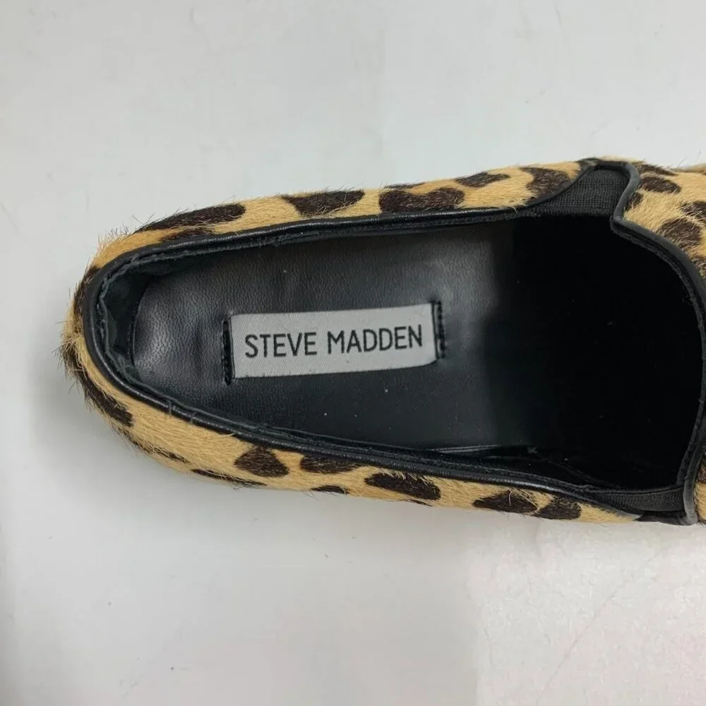 Steve Madden Womens Ecentrcl Brown Slip On Casual Shoes Sneakers Size 7‎